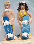 Wake board couple